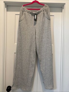 torrid Light Heather Gray Wide-Leg Knit Pants